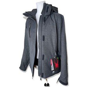 SPYDER Womens Ski Snowboard Tresh Jacket~XTL 20Kmm~ Black/Silver Sz 10~NWT